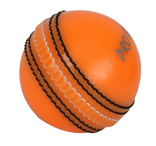 KNK Rubber Cricket Tennis Ball - Lightweight for Cricket & Tennis Practice (Pack of 3, Orange)