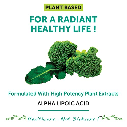 Image of Bliss Welness Alpha Lipoic Acid | Natural & Pure R Type ALA | Universal Antioxidant Liver Health Energy Booster Blood Sugar Management Supplement (Pack of 2 (120 Tablets))