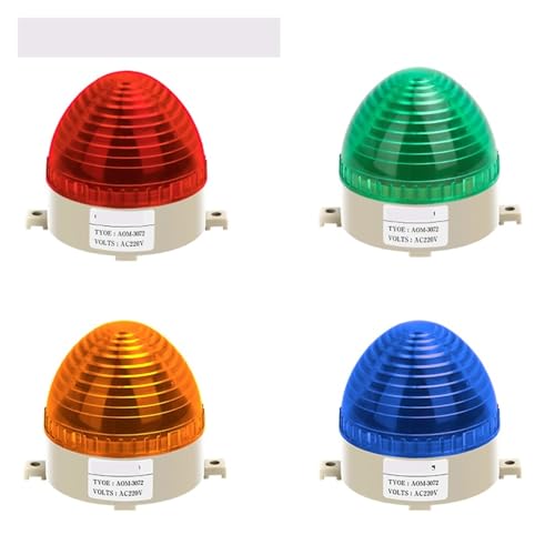 TSIOHKBS CPL/LED-3072 Alarm Warning Light Outdoor Blue Guard Indicator Light Signal Light (White,12V)