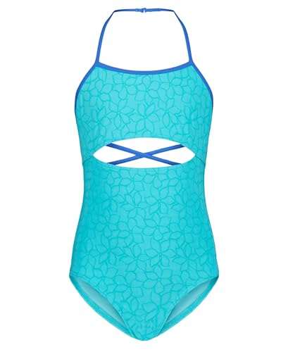 Image of Billabong Girls' One-piece Swimsuit with UPF 50+ Sun Protection, Quick Drying Bathing Suit