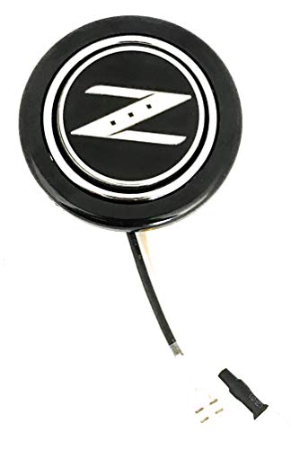 CPD Z Logo Steering Wheel Horn Button for Nissan 350z 370z Fairlady Z, Universal Fit, Compatible with Passenger Car, 2.3125 inches, 1.9375 inches
