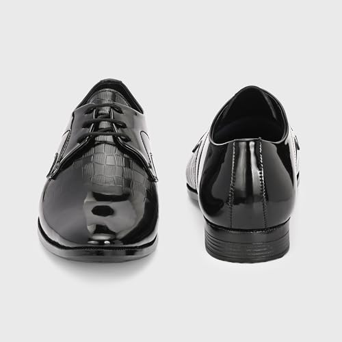 Image of Centrino Men's Formal Lace-Up Shoes | Soft,Lightweight & Comfortable Formal Shoe|Formal Lacing Oxford Shoes for Men| Stylish-Looking Footwear with Cushioned Footbed | Suitable for Office (9356)