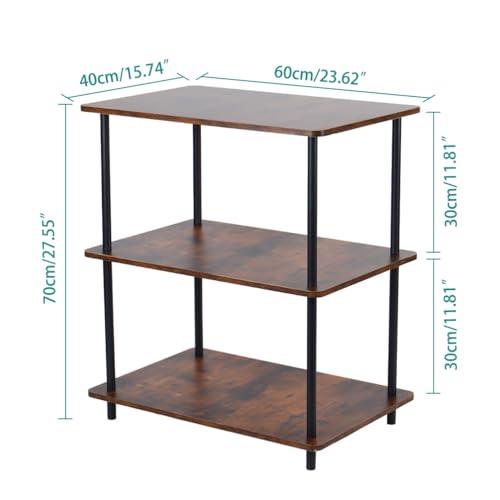 Étagère de rangement compacte pour optimiser les petits espaces et angles vides