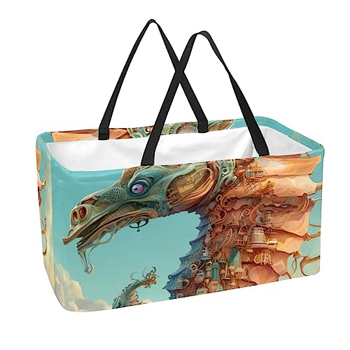Grand panier de rangement pliable avec sac fourre-tout lavable