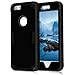 iPhone 6 Case 4.7, iPhone 6 Cases Hard Cover Shell TPU Rubber 2 Piece Ultra Slim Thin Bumper Covers Apple iPhone 6S Case Durable Protective Design Hybrid Defender Heavy Duty Shockproof (Black)
