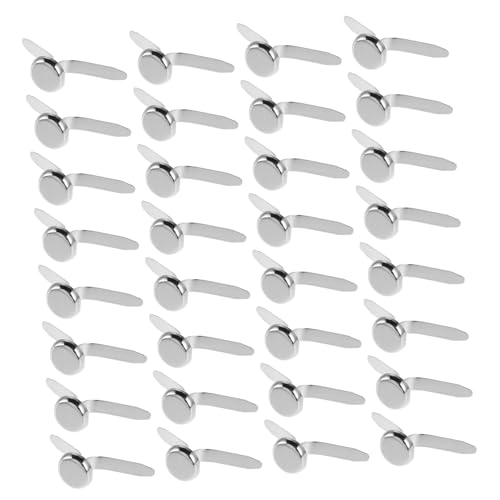 ARTIBETTER 200pcs Double Foot Spikes Versatile Metal Fasteners Craft Leather Brads Handcrafts Sofa Decor