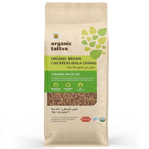 Organic Tattva Brown Chickpeas 1 kg