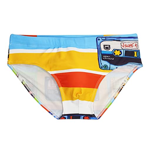 Ellees Men's Swimwear Briefs Low Rise Bikini Briefs Drawstring Swimsuit Quick Dry Sexy Swim Shorts Summer Beach Swimwear #TOP3