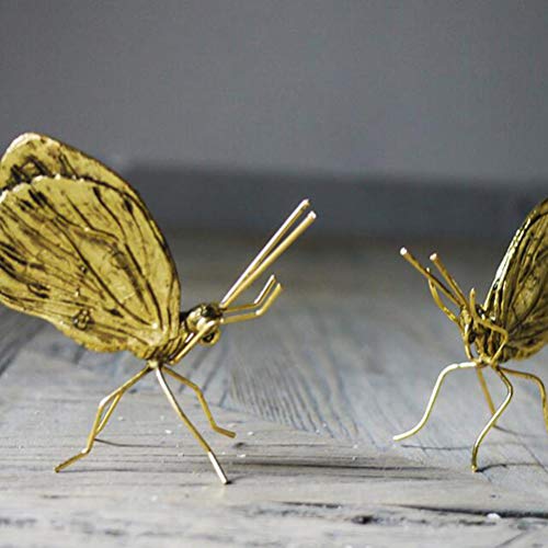 Kekafu ZXHG2075-A Gold Ant Sculpture Brass Animal Figurines Metal Desktop Ornament thumb #6