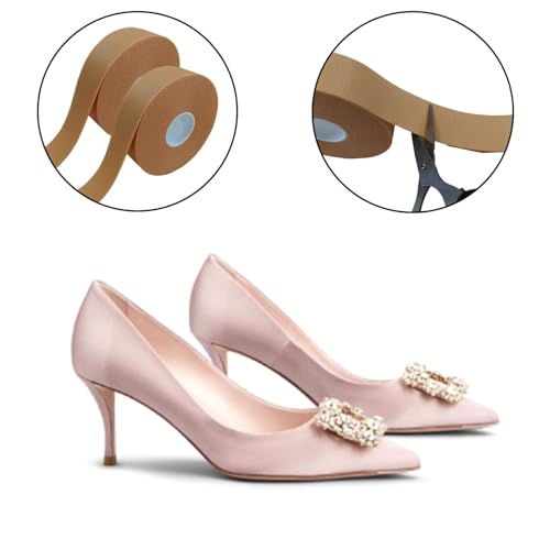 Image of 6 Rolls Adhesive Foam Tape Pads for Blister Prevention Heel, Toe & Pointe Shoe Foot Protectors Waterproof Anti-Chafing Bandages