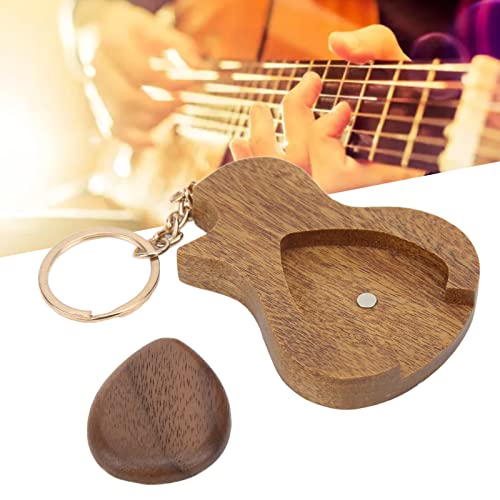 Porte-clés en bois massif fait à la main pour médiators de guitare, boîte de rangement pratique en bois pour sac à main - Les Beatles, Paul McCartney, John Lennon, RIngo Starr, George Harrison Porte-clés en bois massif fait à la main pour médiators de guitare, boîte de rangement pratique en bois pour sac à main – Image 4
