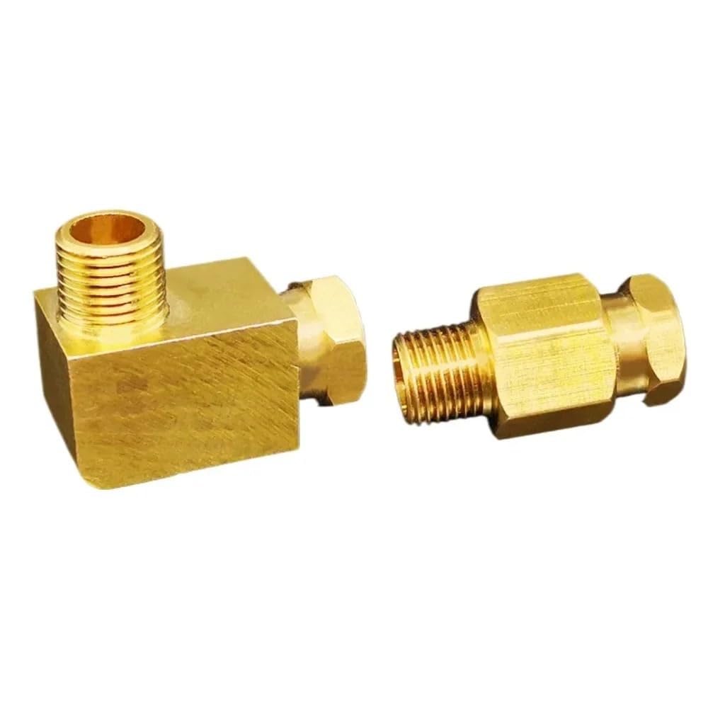 Prosty kątownik 1/8" 1/4" M4 M5 M6 M8 M10 Metric Male 4 6 8 mm kompresyjny olej rurowy mosiężny złączka rurowa (prosta, M10 x 1 mm TO 4 mm_5 sztuk) | []