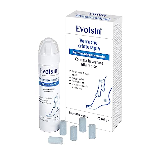 Evolsin Spray Congelante per Verruche con 12 Applicatori