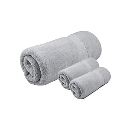 Binn Dusch Handtücher 3-teiliges Set Badetücher Duschtücher Handtücher Cotton Soft Handtuch Highly Absorbent Kein…