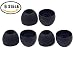 Produktbild DaoRier Ohrpolster Gummi Silikon Earpads Schwarz für In-Ear Ohrhörer Headphone In Ear Style für Kopfhörer MP3 MP4 iPod iTouch iPhone iPad, 3 Paar Mittelgroß