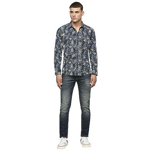 Image of Pepe Jeans Men's Casual Shirt | Trendy Printed Shirt for Men| Regular Fit | Full Sleeve | Available in Plus Size, Cotton