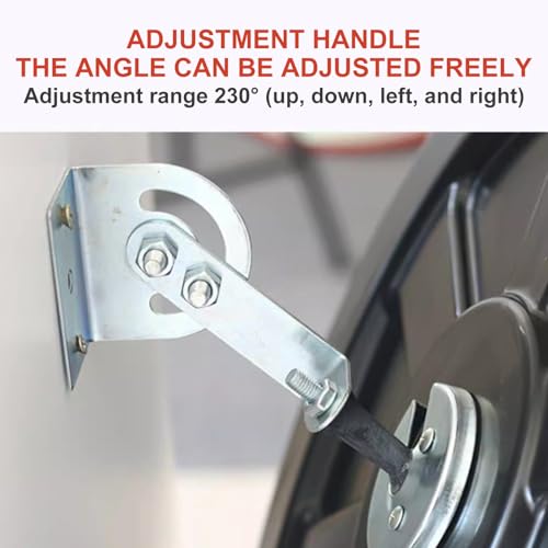 Espejo de seguridad para puntos ciegos con gran angular regulable de 230 grados 5