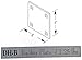 Dock Hardware DH B 5x5 Galvanized Backer Plate
