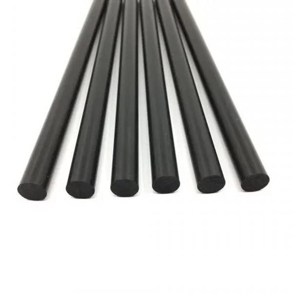 Carbon Fiber Rods Ø1mm Ø2mm Ø3mm Ø4 Ø5mm Ø6mm Ø7mm Ø8mm Ø9mm Ø10mm Ø12mm Ø15 Ø16 18 Ø20X L500mm (10pcs Ø3.5mm X L500mm)