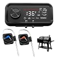 Digital PID WiFi Control Board Replacement Parts for Pit Boss Pro Series 1100 Combo Wood Pellet Grills, Advanced PID Controller Delivers Even Temp, Replacement for Part 80159 with 2Pack Meat Probes