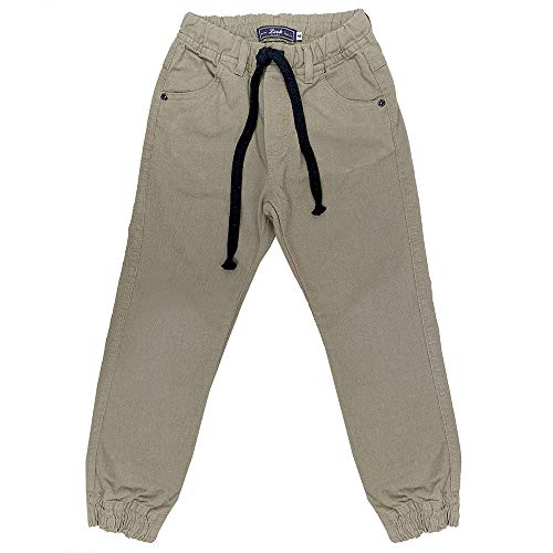 Calça Look Jeans Jogger Collor - CAQUI - 16