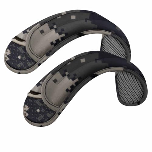 Image of ZINZ 2-Pack Universal Shoulder Pad with Ultra thick Cushion for Bag Luggage Bag Crossbody, Plus Long & Anti-Slip & Breathable,Camouflage gray-2pack