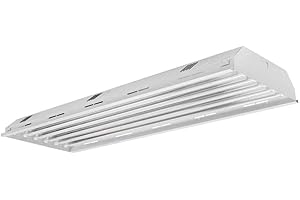 HB-6/T5ADV HO Bay Fluorescent Lighting Fixture High Output T5HO, 120-277V (6 Lamp-T5)