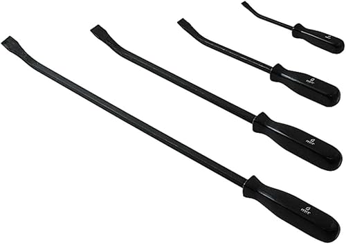 SUNEX TOOLS 9704 Juego de barras de palanca con asas ergonómicas, 8" - 24", 4 piezas