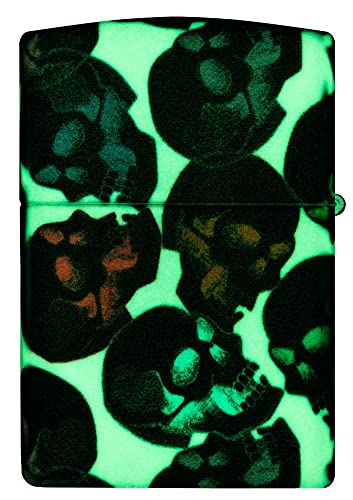 Encendedor de Bolsillo Zippo Skulls Glow in the Dark miniatura 7