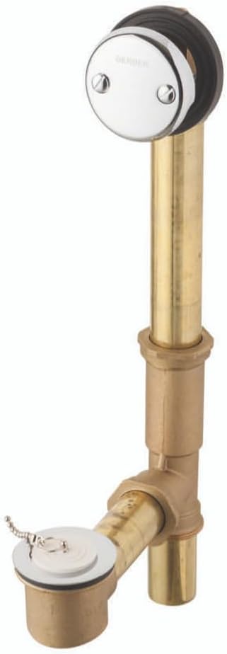 for Gerber 41-892, G0041892 Gerber Classics Chain & Stopper Drain for Standard Tub Chrome Replaces Parts