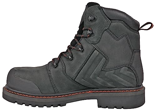 Hoss Boot Bronc Black 6 Inch Composite Safety Toe Waterproof Puncture Resistant Work Boot2