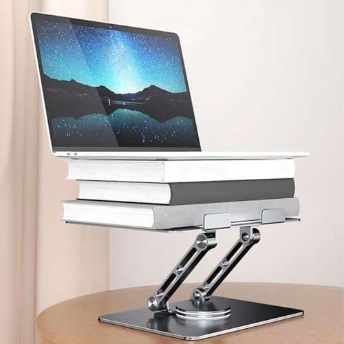 Base ajustable para portátil Eforcase metal gris miniatura 7