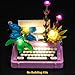 BrickBling LED Light Compatible with Lego Creator 3 in 1 Typewriter with Flowers, Creative Lighting Kit Compatible with Lego 31169-No Model Included