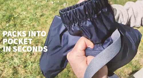 AFC Men’s Lined Waterproof Windbreaker Jacket Lightweight Coat In 2x & 3x Only, Charcoal2