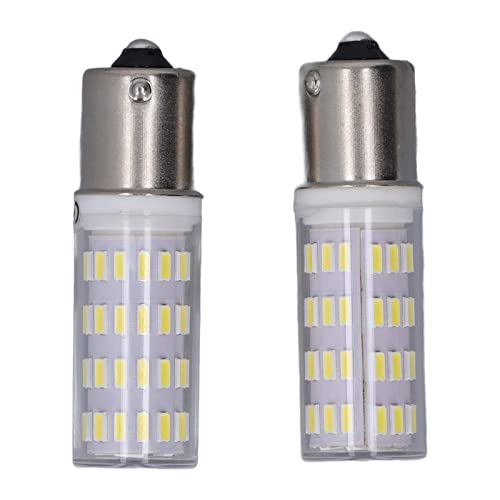 Marhynchus 360LM, BA15S, 12V 4W Bulbo LED, con Iluminación de 360 ​​grados para Autocaravana, Patio, Reemplazo Ideal para Luces de Paso (luz blanca)