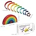 KQDRAVINE Arco iris de madera de juguete Imagen de KQDRAVINE Arco iris de madera de juguete