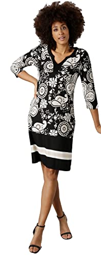 Aniston Damen Kleid (36, Schwarz)