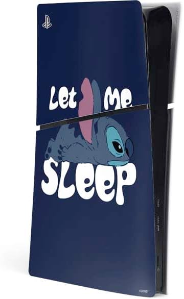 Skinit Decal Gaming Skin Compatible with PS5 Slim Digital Edition Console - Officially Licensed Disney Lilo and Stitch Stay Weird Design