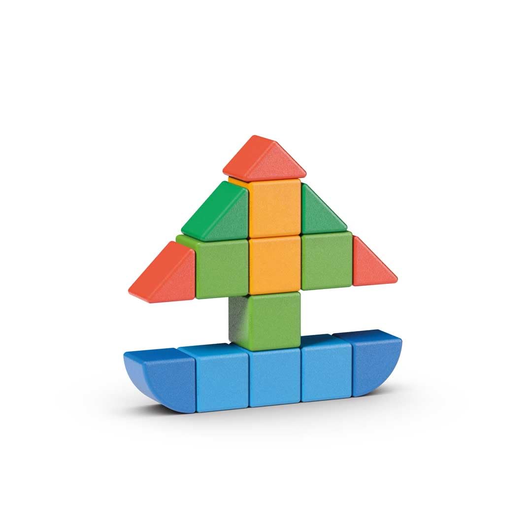 Geomag Magicube Shapes Little World 25 Magnet Baukasten