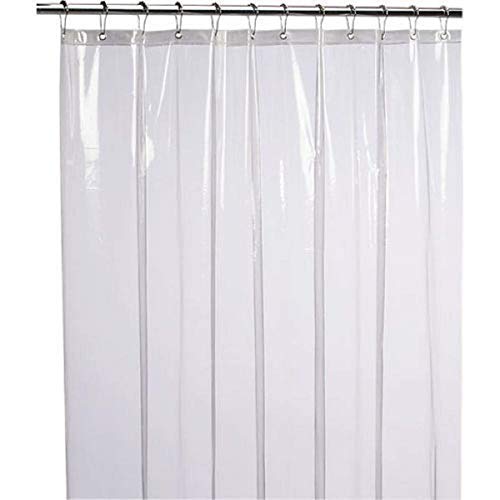 Image of Kuber Industries Polyvinyl Chloride AC Curtain, Door - 7 Feet (White, pencil pleat)