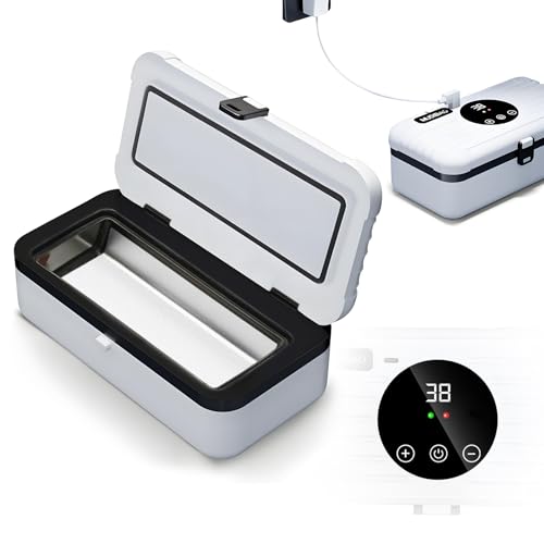 Insulin Cooler Travel Case Box for 5-8 pens Adjustable Fahrenheit Temperature Medication Cooler for Travel Diabetic Travel Case Diabetes Medicine Freezer 0.55L Capacity(No Battery Need Power Supply)