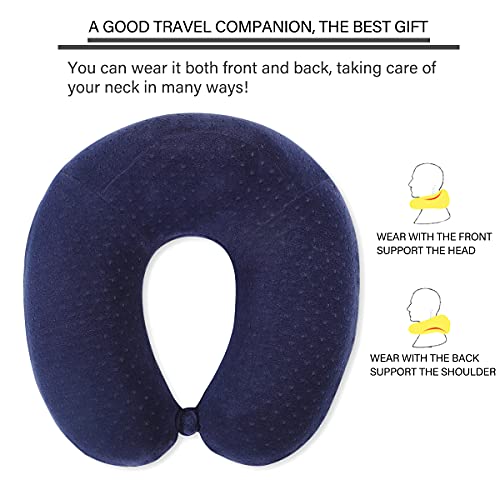 Almohada espuma memoria tamaño 30x30x14 cm para viaje miniatura 6