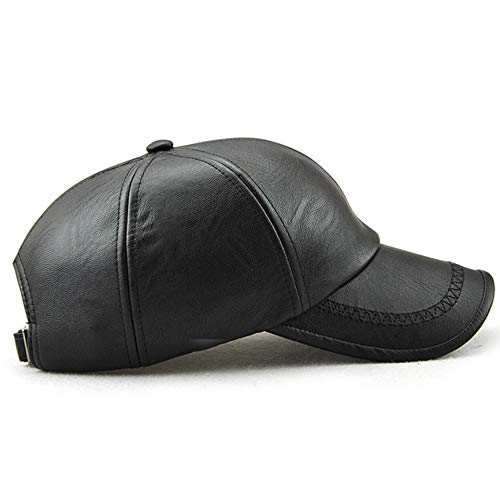 Dewsshine Men Adjustable PU Classic Baseball Cap - Image 7