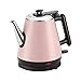 Produktbild Wasserkocher, Mettime 1000W 1.2L Kompaktkessel Retro Teekanne, Abschaltautomatik,BPA-frei, 360 ° drehbare Basis,Rosa