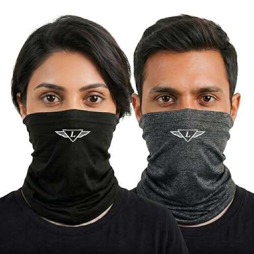Image of Osmo Fibre Bandana for Men & Women-Made with Advanced Osmo Fibre,Ultra-Soft,Breathable, Odour-Resistant & UPF50+ UV Protection Multi-Use Neck Scarf,Headband,Face Mask,Beanie