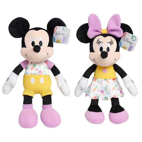 Just-Play-Disney-Easter-Mickey-Mouse-and-Minnie-Mouse-Small-Plushie-Stuffed-Animal-2-Pieces-Easter-Basket-Stuffers-Kids-Toys-for-Ages-2-Up Just Play Disney Easter Mickey Mouse and Minnie Mouse Small Plushie Stuffed Animal 2 Pieces Easter Basket Stuffers Kids Toys for Ages 2 Up