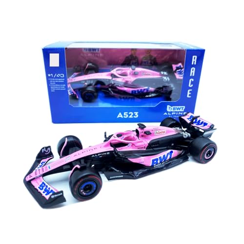 Modelo de Auto de F1 A523 Pink Version 1:43 miniatura 7