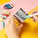Liquid Chalk Pen Marker 8 Bright Colors 6mm Reversible Round and Chisel Erasable Water-Based Chalkboards Marker Pens Non Toxic Quick Drying for Blackboard Glass Windows Mirrors Office Home