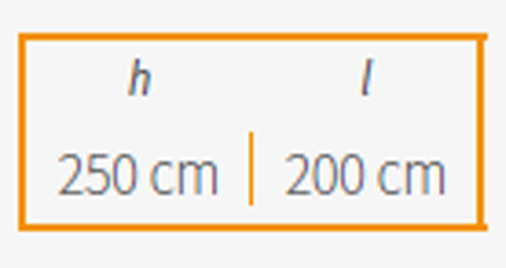 Linea Garden Friend Tenda da sole a Caduta con rullo in alluminio e copertura in poliestere, attacco a soffitto, Altezza 250 cm, Lunghezza 200 cm, colore verde unito