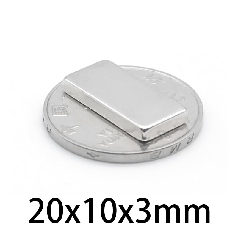 10-200 pces 20 * 10 * 3mm ndfeb Block Super Permanent Magnetic 20x10x3 Neodymium Magnets(50pcs)
